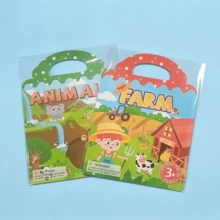 1 buah Buku Stiker DIY Anak yang Dapat Digunakan Kembali, Stiker Gelembung Berbagai Adegan & Tema, Stiker Jeli Kreatif, Buku Stiker Portabel untuk Aktivitas Tenang, Hadiah Mainan Stiker Anak - MultiWarna - View 19