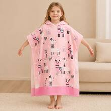 nerd hunters Kids Hooded Poncho Towel - Llama - 彩色 - 查看 7