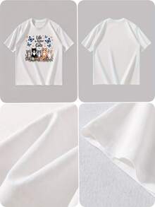 Men T-Shirts - 白色 - 查看 4