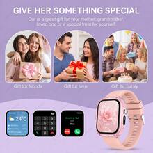 AQMWWG New Unisex Smart Sports Watch, Supports Multiple Languages, Wireless Calling/Message Reminder/Alarm/Music/Photo/Multiple Sports Modes, LED Outdoor Light, Customizable Watch Face, Ideal Gift Choice For Various Holidays. - View 5