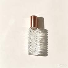 Rhombus Embossed Clear Glass Perfume Spray Bottle, Refillable Portable Fragrance Atomizer Travel Cosmetic Container - View 11
