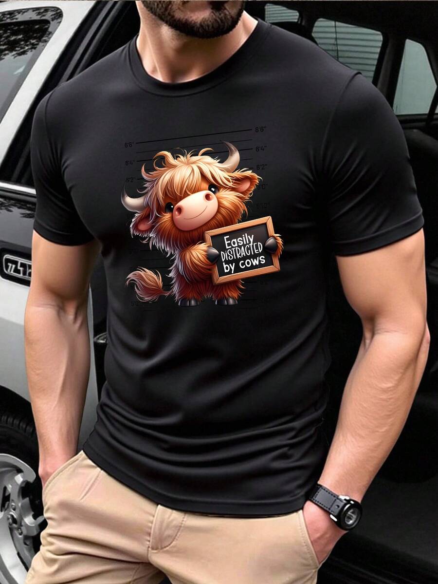 Camisetas de hombre - Negro - Ver 1
