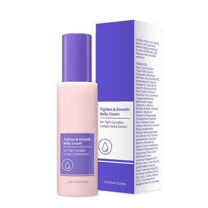 Tighten & Smooth Belly Cream - Clinically Tested With MicroTight4 Complex To Reduce The Appearance Of Cellulite & Stretch Marks - Quick Absorbing For Smoother, Firmer-Looking Skin, 4.25oz