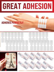 1 Box - 10/30/50/100pcs Wound Closure Strips, Reduce Wound Size, Seamless Adhesive Tape, Butterfly-Shaped Wound Closure Strips, Suitable For Home, Outdoor Travel, Climbing, Etc., Fit For First Aid Kit - View 1
