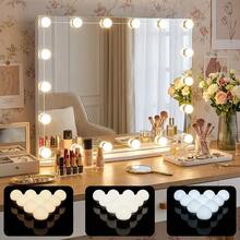 1pc Adjustable Brightness Makeup Light Strip, USB Powered Vanity Light, 3 Color Modes (White/Warm/Neutral), Shadowless Makeup Lighting, Suitable For Dressing Room, Vanity, Live Streaming, Suitable For Bar, Home And Entertainment Venues - 3 Light Color - View 2