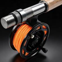 SEACHASER 5WT Pre-Spooled Fly Fishing Reel, Aluminum Fly Reel With WF-5F Floating Line, Backing Line & Leader For Freshwater Fishing - Black - View 9