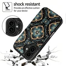 4350[2D Print] Luxury Dark Filigree Printed Phone Case, Flip Wallet Phone Case with 3 Card Slots, You Can Insert Credit Card Cash, Hand-stitched with High Quality For phone 17 Pro Max/17 Pro/17 Air/16 Pro Max/16 Pro/15 Pro/15 Plus/14 Pro Max/13/12/11 Viral Fashion - Braun - Übersicht 7