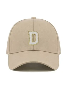 1pc Y2K Street Style Customized Initial Baseball Cap, UV Protection Breathable Summer Sun Hat, Adjustable Face-Slimming Cap, Unisex - Multicolor - View 84