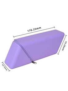 This Silicone Stationery Storage Bag Features A Zipper Closure And Diamond Pattern Design, Suitable For Desktop Storage And Portable Carry, A Minimalist Multifunctional Pencil Case, An Essential Back-To-School Item For Students - Multicolor - View 17