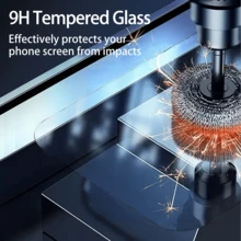 3 Packs Compatible With IPhone 17, 17pro, 17promax, 16, 16plus, 16promax, 14, 14plus, 14pro, 14promax, 15, Tempered Glass Screen Protector | 9H Hardness, Compatible With Phone Cases, No Bubbles, Full Coverage [International Version, Non Local Version] - Multicolor - View 6