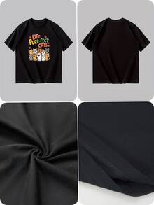 Camisetas de hombre - Negro - Ver 4