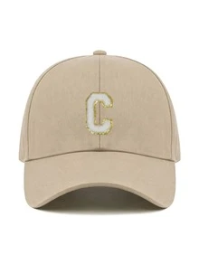 1pc Y2K Street Style Customized Initial Baseball Cap, UV Protection Breathable Summer Sun Hat, Adjustable Face-Slimming Cap, Unisex - Multicolor - View 44