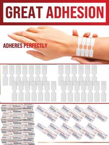 1 Box - 10/30/50/100pcs Wound Closure Strips, Reduce Wound Size, Seamless Adhesive Tape, Butterfly-Shaped Wound Closure Strips, Suitable For Home, Outdoor Travel, Climbing, Etc., Fit For First Aid Kit - View 10