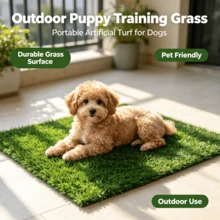 Dog Lawn Toilet, Artificial Grass Pet Pee Pad For Small, Medium And Large Dogs, Dog Toilet Training Pad To Solve Random Urination Problems, Easy To Clean, Anti-Stain, Leak-Proof Pet Supplies Balcony Carpet Grass Mat - 40 X 50 X 1.5 cm - View 11