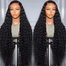 Dollface 13x6 HD Sheer Lace Front Wig With Jerry Curls And 200% Density, 13x4 Pre-Cropped Human Hair Wig, 18-38 Inch Curly Human Hair Wig For Women, Suitable For Various Occasions - SPure Natural - View 2