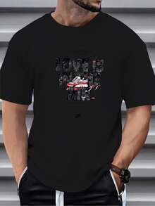 Men T-Shirts - Black - View 3