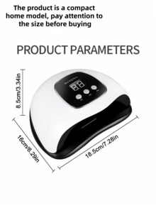 1 pièce Lampe à ongles LED UV 48W avec coque en plastique, anti-main noire, durcissement rapide, alimentée par USB, pour femmes, maison, salon de coiffure, passionnés de DIY ongles, soins des ongles quotidiens, outil professionnel pour ongles, équipement de durcissement de vernis à ongles gel - Multicolore - Voir 6