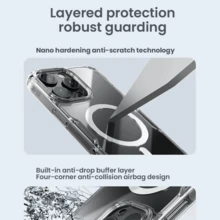 xaa mobile Funda Para Iphone 16 Pro Max Nillkin Nature Tpu Magnetic + Mica - Blanco - Ver 6