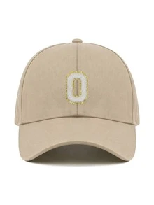 1pc Y2K Street Style Customized Initial Baseball Cap, UV Protection Breathable Summer Sun Hat, Adjustable Face-Slimming Cap, Unisex - Multicolor - View 89
