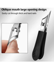 Manicure Set, Women's Grooming Set, Pedicure Set, Includes Nail Clippers, Cuticle Pusher/Dead Skin Remover, Dead Skin Remover - Heavy Duty Manual Foot And Hand Care Tools, Manicure Tool Gift Set, With Travel Storage Box, Suitable For Men And Women, Can Be Given To Friends Or Parents - Black - View 8