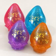 Colorful Water Drop Shaped Soft Squishy Toy, Glitter Particle Tactile Pressable And Kneadable, Children's Hand Sensory Interactive Educational Toy, Suitable For Parent-Child Games, Birthday Gifts, Classroom Rewards And Party Sharing - Multicolor - View 10