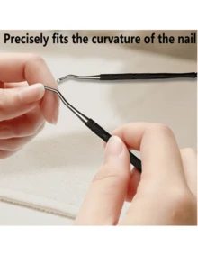 Manicure Set, Women's Grooming Set, Pedicure Set, Includes Nail Clippers, Cuticle Pusher/Dead Skin Remover, Dead Skin Remover - Heavy Duty Manual Foot And Hand Care Tools, Manicure Tool Gift Set, With Travel Storage Box, Suitable For Men And Women, Can Be Given To Friends Or Parents - Black - View 5