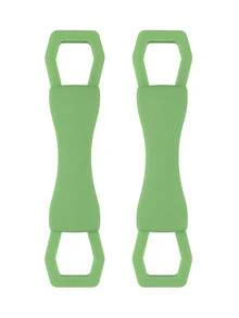 1pc/2pcs Silicone Tablet Hand Strap, Elastic Anti-Slip Tablet Grip Holder, Cross-Fixed Hand Support Strap, Portable Tablet Stand Accessory For One-Hand Holding, Bed Reading, Watching Videos, Study And Video Calls - Multicolor - View 12