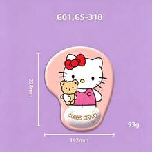SANRIO Hello Kitty, Kuromi, My Melody, Cinnamoroll Wrist Rest Mouse Pad - 1 buah Alas Mouse Komputer Ergonomis Kartun Lucu dengan Bantalan Lembut, Sempurna untuk Mouse Komputer, Hadiah Luar Biasa untuk Keluarga dan Teman - View 11