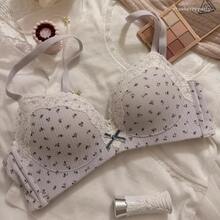 ZNKZUGF Sweet Girl Floral Print Bra - متعدد الألوان - مشاهدة 7