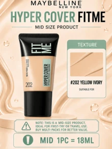 Maybelline 美寶琳客製化粉底液完美版 202，正裝 30ml、中容量 18ml、試用裝 5ml，輕盈貼膚質地，高遮瑕，長效持妝，黃白調 - 客製化粉底液無瑕版 202 - 查看 14