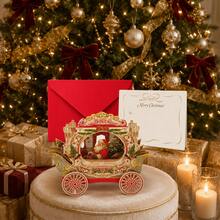 1pc Creative 3D Pop-Up Christmas Card, Beautiful Handmade Christmas Card, Suitable For Friends And Family, Luxury Holiday Party Gift And Secret Santa Gift 2026 - Multicolor - View 2