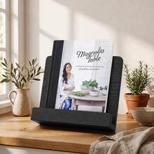 Beautiful Cookbook Stand For Your Kitchen Counter - Solid Wood Stand Easily Keeps Cook Or Recipe Books Open For Convenient Cooking - Perfectly Fits Your /Tablet And Enhances Any Kitchen Deco - Multicolor - View 5
