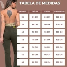 Faraya Jeans Women's Flare Jeans Available In Beige/Khaki/Brown/Black/White/Green, Super Comfortable, High-Waisted With Lycra. - 巧克力棕 - 查看 8
