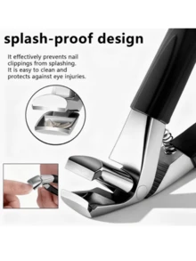 Manicure Set, Women's Grooming Set, Pedicure Set, Includes Nail Clippers, Cuticle Pusher/Dead Skin Remover, Dead Skin Remover - Heavy Duty Manual Foot And Hand Care Tools, Manicure Tool Gift Set, With Travel Storage Box, Suitable For Men And Women, Can Be Given To Friends Or Parents - Black - View 7