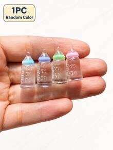 1 Set Dollhouse Decor, Includes Mini Bib, Pacifier, Baby Bottle Decor, Mini Scene Props And Photography Props, All Very Realistic. Great For Small Scene Matching. - Multicolor - View 10