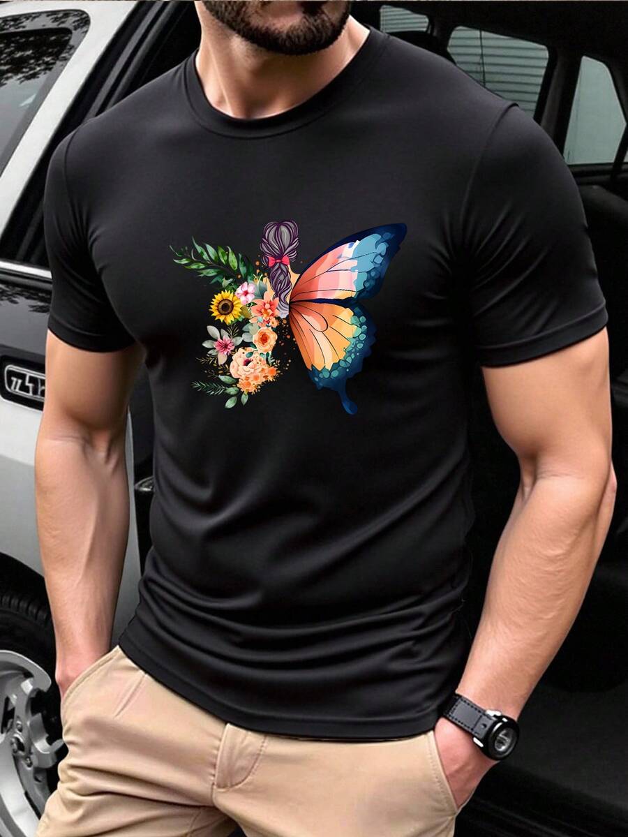 Men T-Shirts - Black - View 1