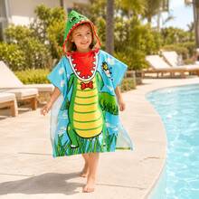 nerd hunters Kids Hooded Poncho Towel - Green Dinosaur - 綠色 - 查看 8