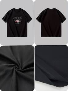 Men T-Shirts - Black - View 4