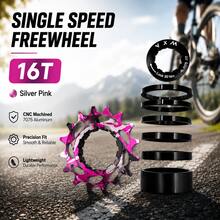 VXM Sepeda Gunung Warna Campuran Paduan Aluminium Roda Gigi Tunggal Freewheel Sepeda Dirt Jump AM 16T 18T Konversi Gigi Roda Gigi Tunggal Aksesori Roda Gigi Tunggal - MultiWarna - View 13