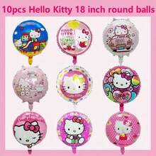 10pcs 18 Inch Hello Kitty Themed Party Decoration Aluminum Film Balloons Randomly Suitable For Party Decoration (Authorized) - View 5