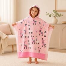nerd hunters Kids Hooded Poncho Towel - Llama - 彩色 - 查看 2