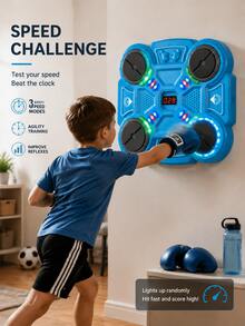Interactive Kids Boxing Machine Toy With LED Lights & Music, Electronic ...