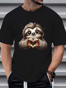 Camisetas de hombre - Negro - Ver 3