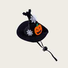 1pc New Halloween Pet Hat - Pumpkin Witch Hat, Suitable For Cats And Dogs - Party Costume Pet Supplies - Multicolor - View 8