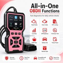 V519 Car Fault Detector Obd2 Scanner Fault Diagnosis Tester Engine System Diagnostic Tool Code Reader - Pink - View 3