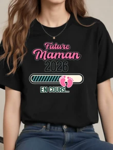 Women T-Shirts - 黑色 - 查看 1