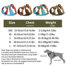 Anti-Pull Pet Harness, Easy To Wear Adjustable Reflective Pet Vest With Handle And Front Buckle, Breathable Oxford Mesh Escape-Proof Protection For Small To Medium Dogs, Comfortable Training And Walking Vest Suitable For 5-60 Lbs Small And Medium Dogs - Multicolor - View 3