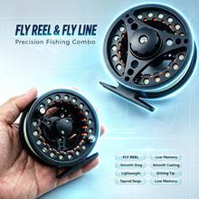 SEACHASER 5WT Fly Fishing Reel, Pre-Spooled Metal Reel With Floating Fly Line And Leader For Freshwater Fishing - Black - View 5