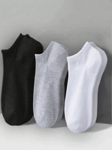 15/10/5/3/1 Pair Women's Low-Cut Invisible Socks, Multi-Functional Cute Minimalist Design, Suitable For Spring/Autumn/Summer, Soft - White - View 5