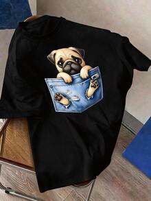 Camisetas de hombre - Negro - Ver 5